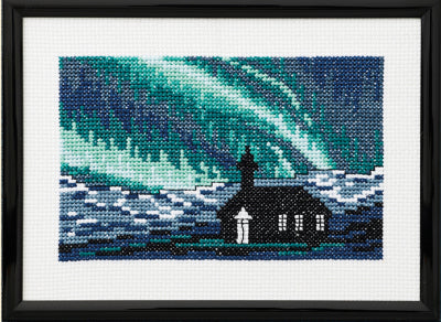 Church in Northern Lights by Permin
