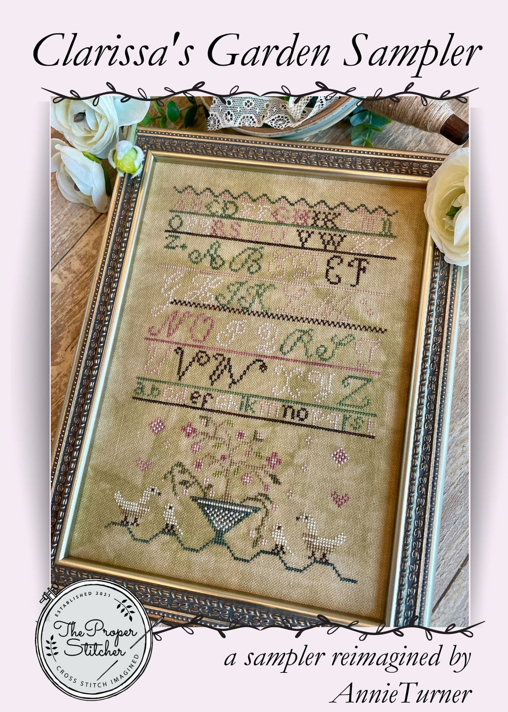Clarissa's Garden Sampler by The Proper Stitcher