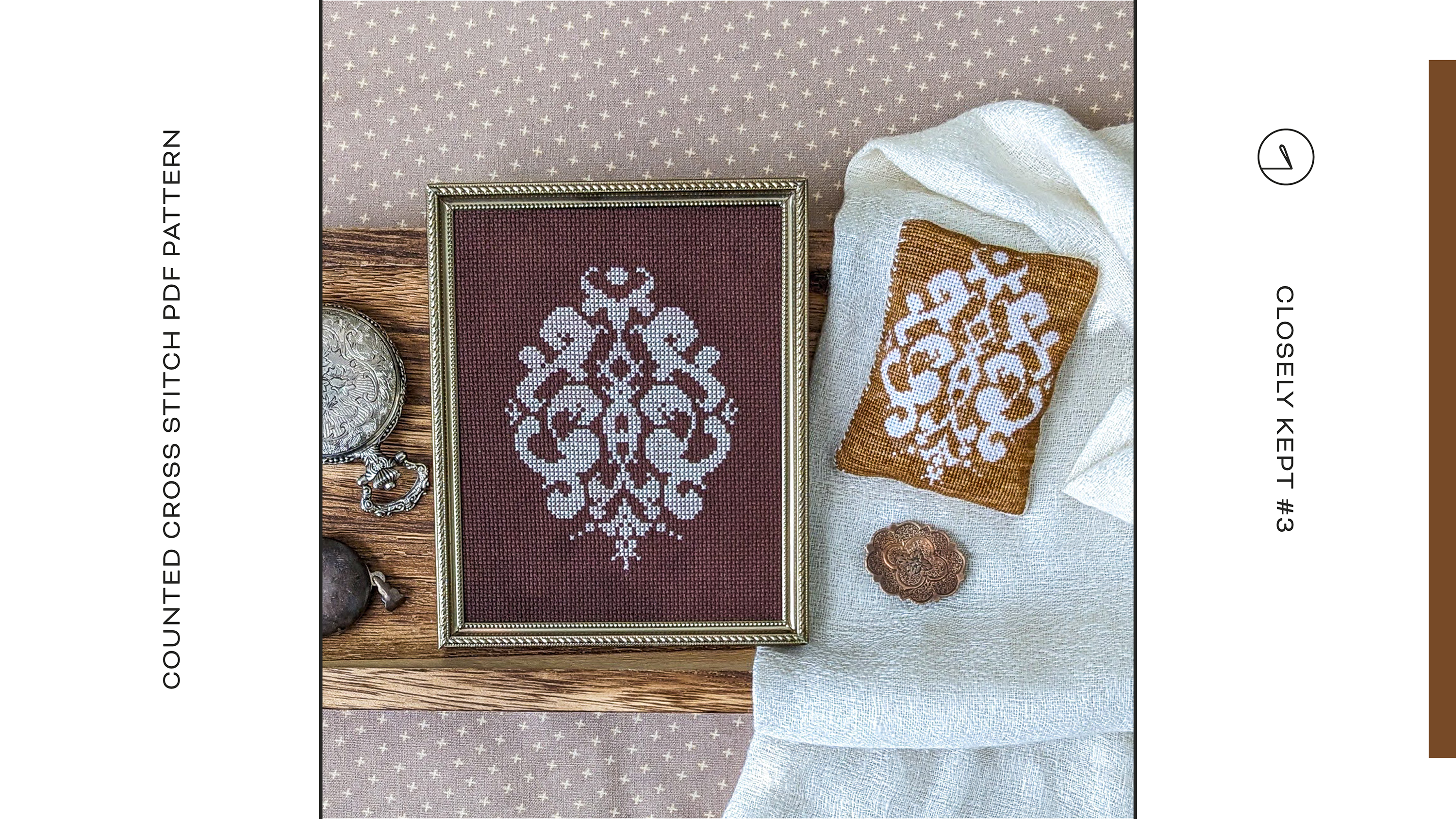Closely Kept No 3 by Shaded Stitchery
