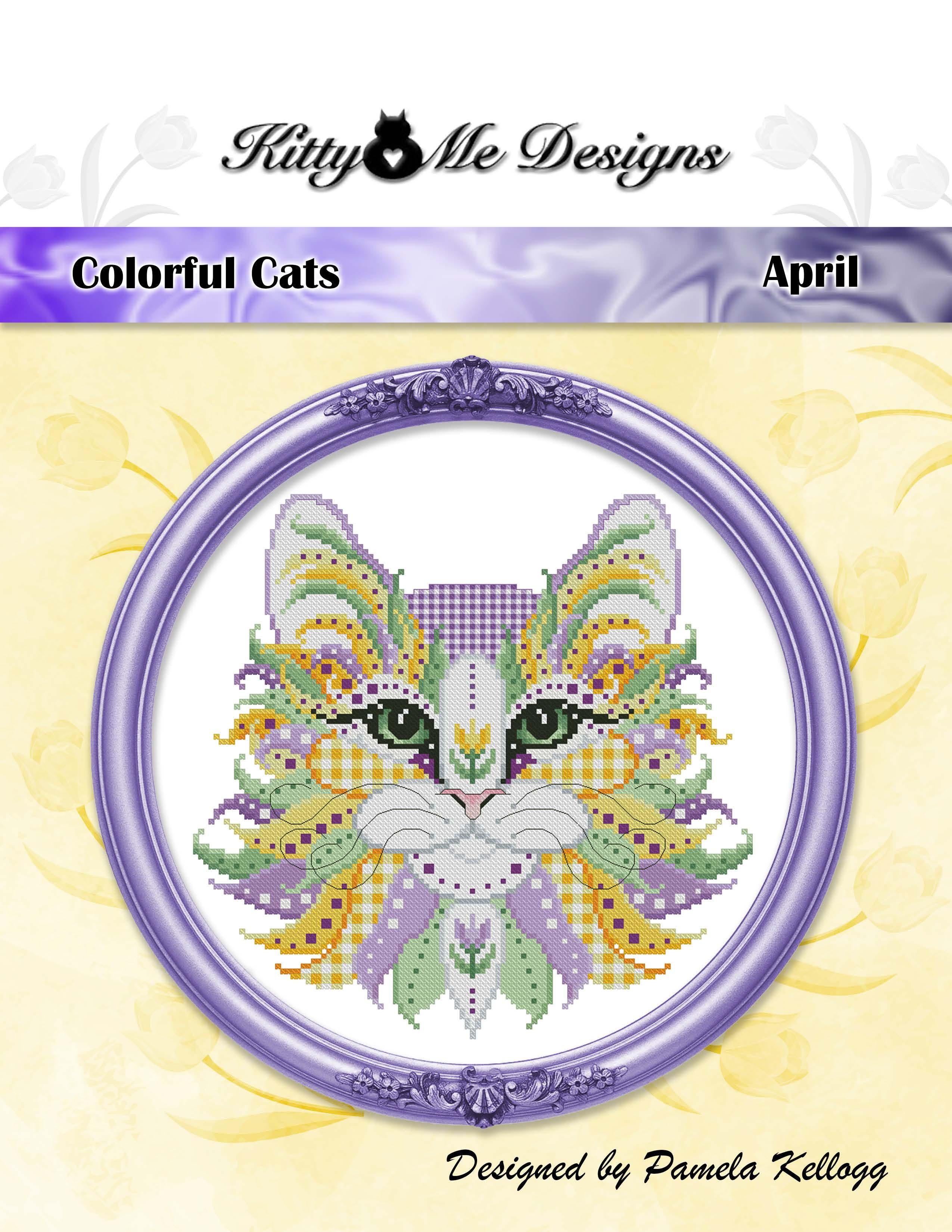 Colorful Cats: April by Kitty and Me Designs