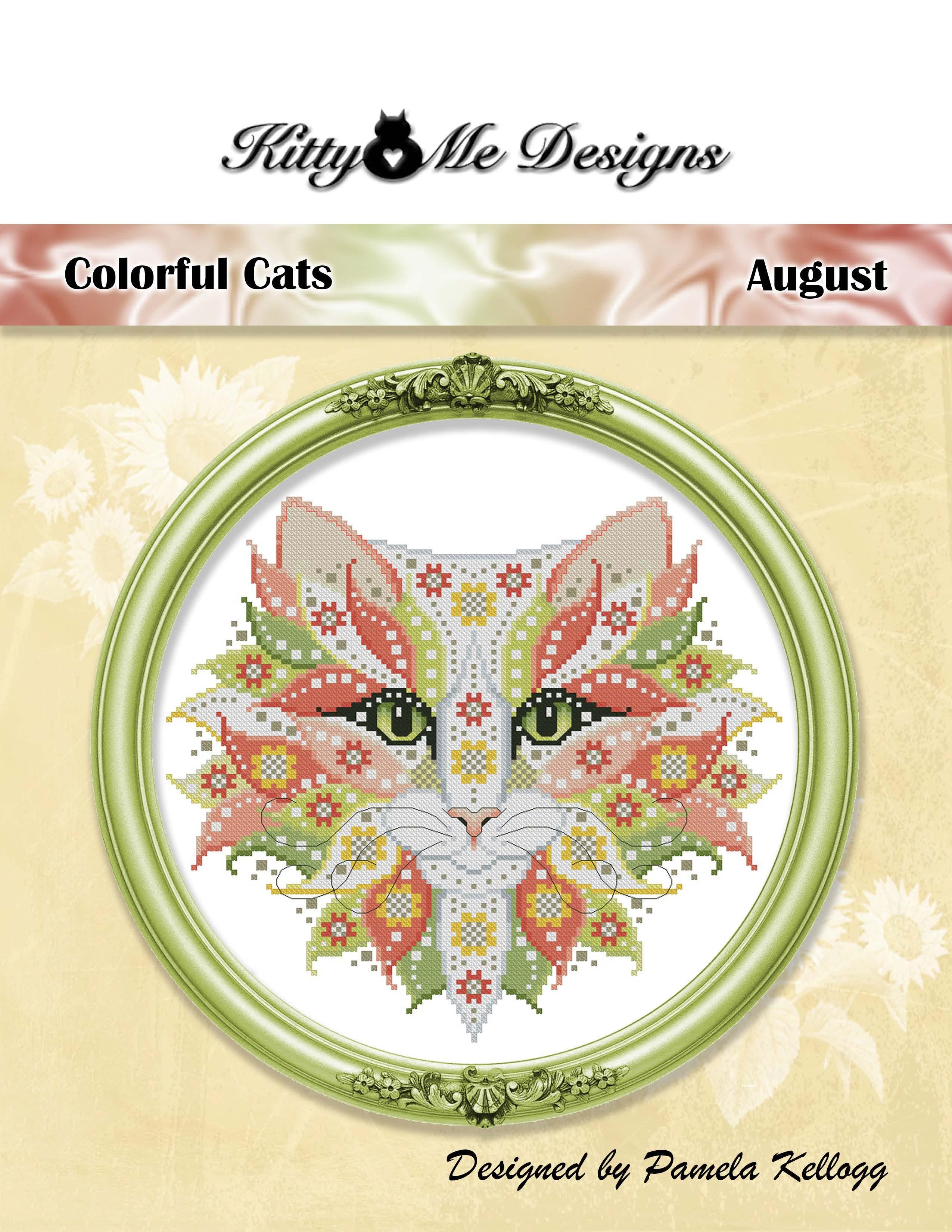 Colorful Cats: August by Kitty and Me Designs