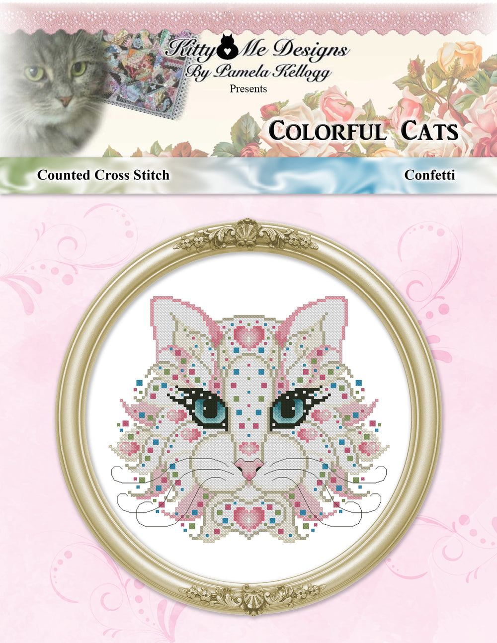 Colorful Cats: Confetti by Kitty and Me Designs