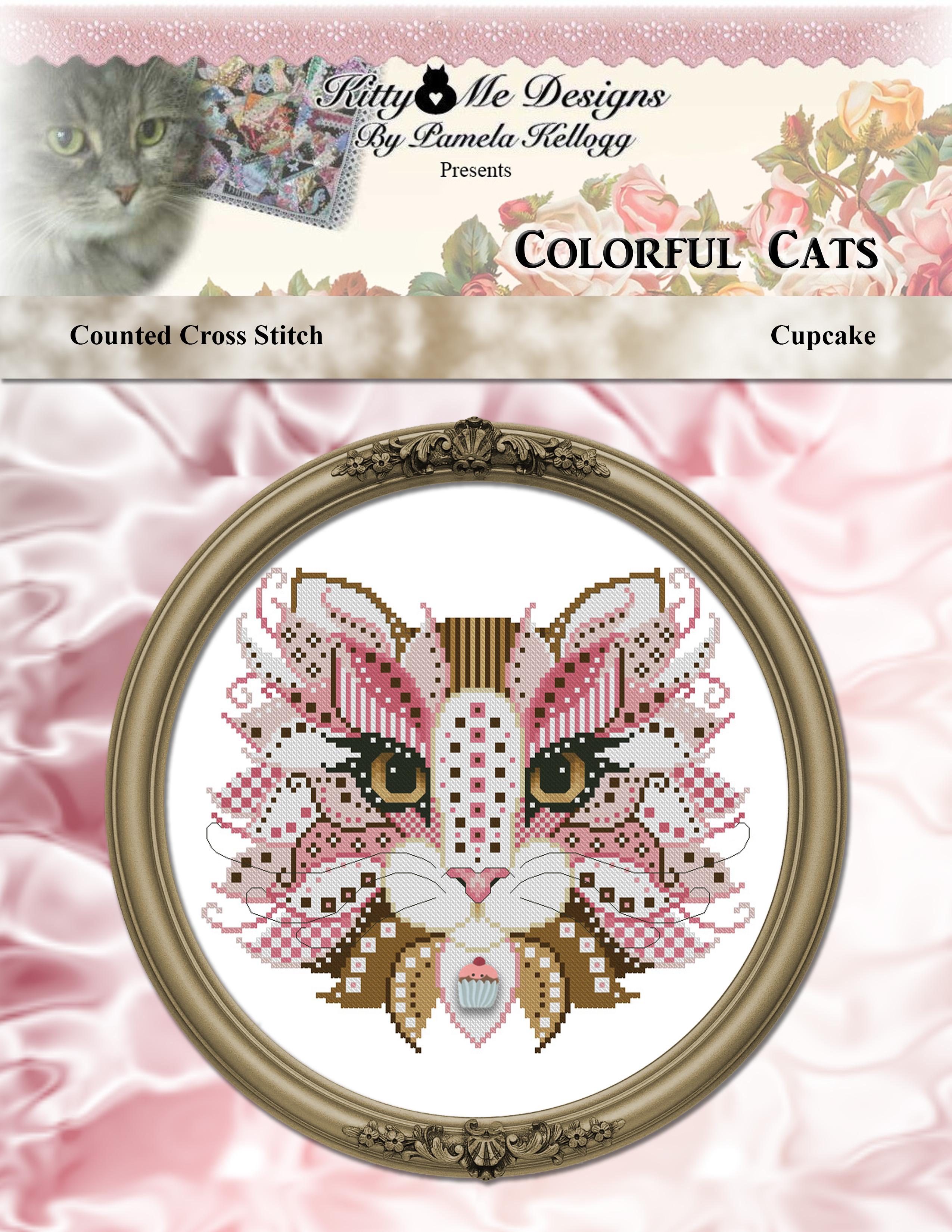 Colorful Cats: Cupcake by Kitty and Me Designs