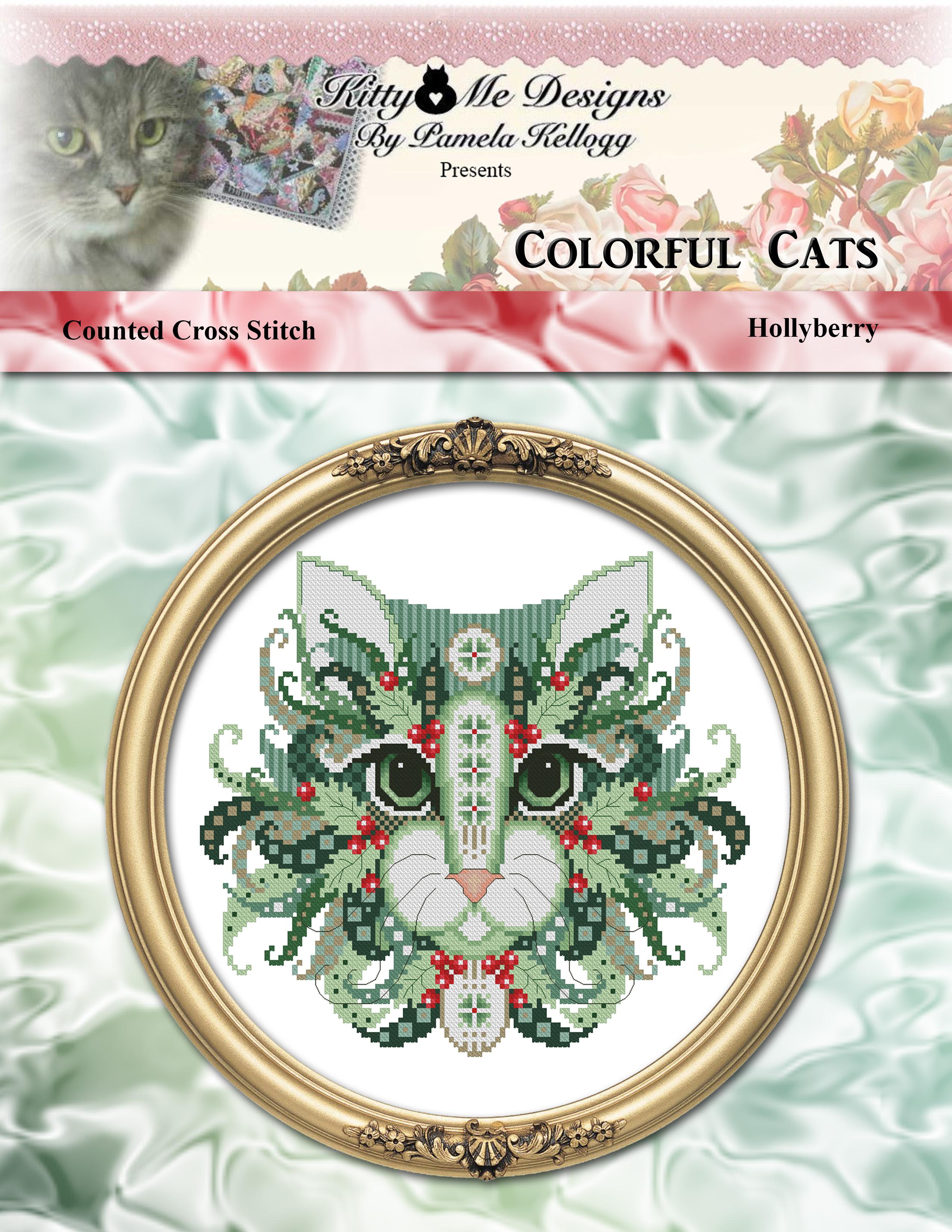 Colorful Cats: Hollyberry by Kitty and Me Designs