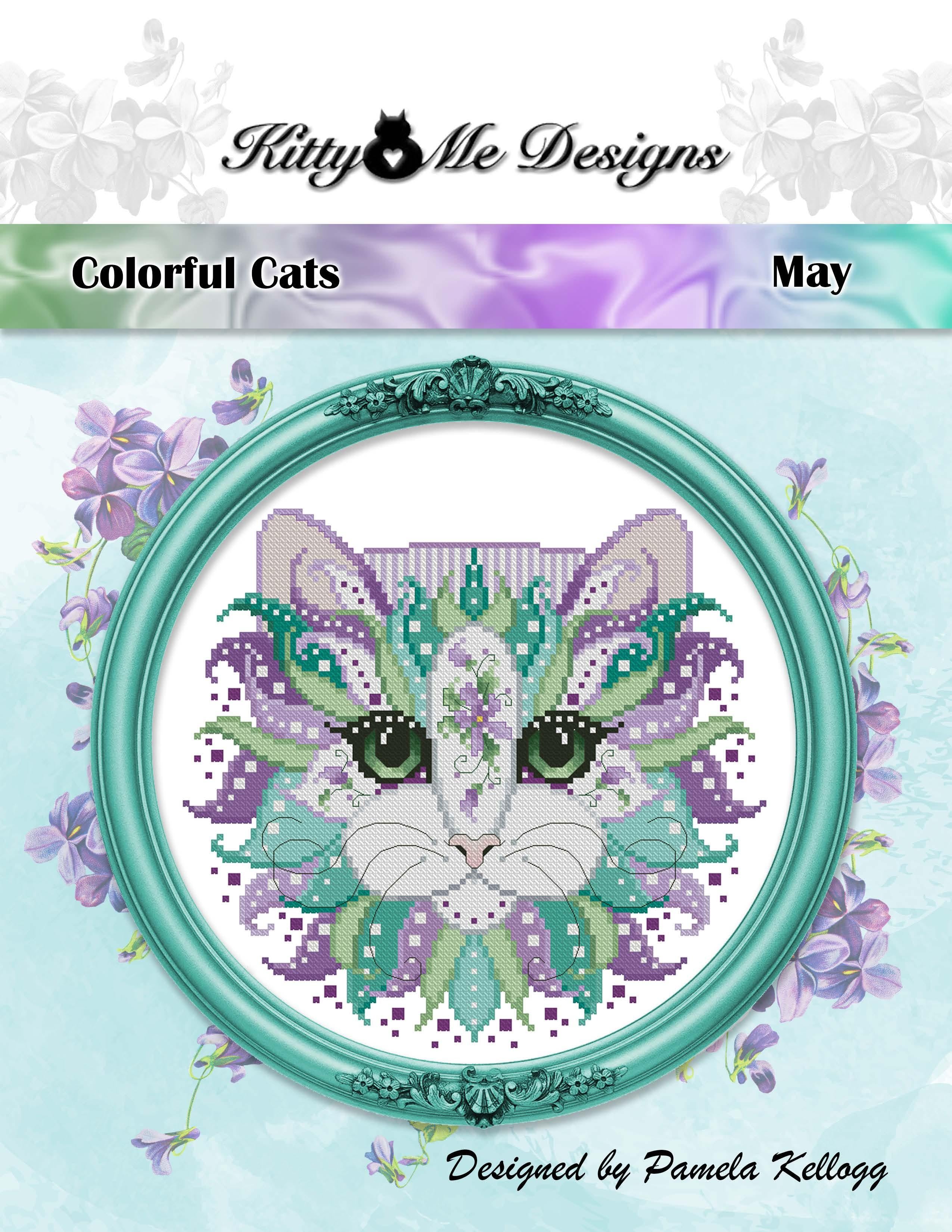 Colorful Cats: May by Kitty and Me Designs