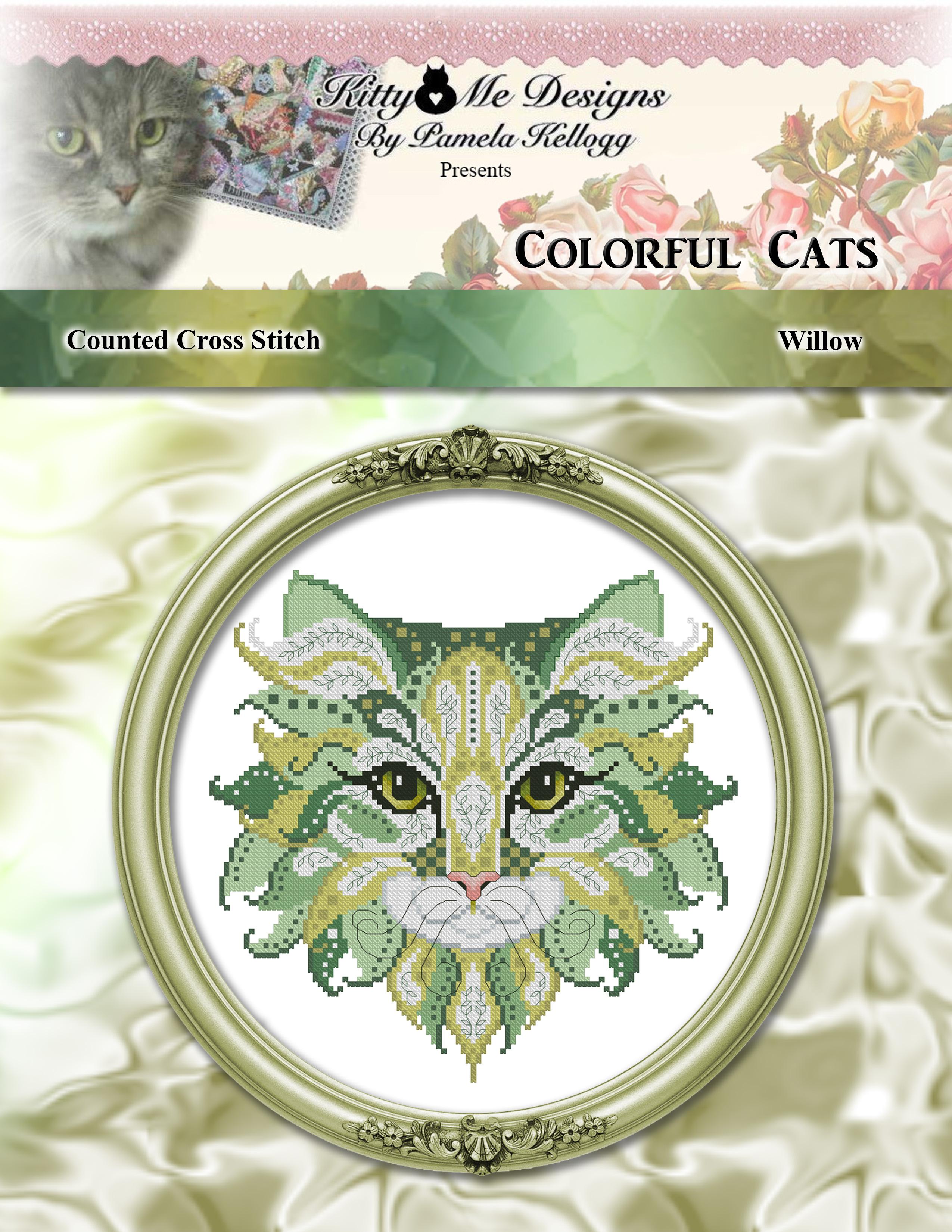 Colorful Cats: Willow by Kitty and Me Designs