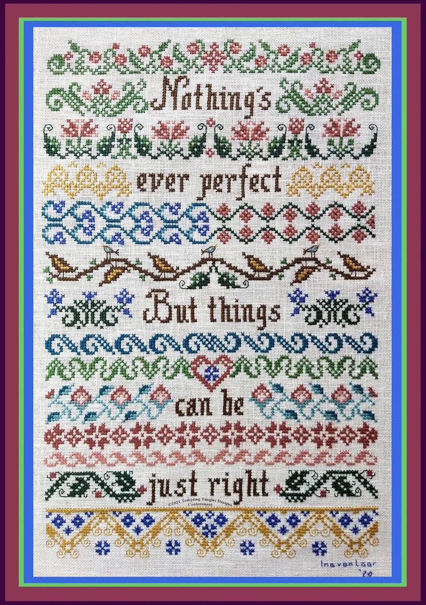 Contentment Band Sampler by Tempting Tangles