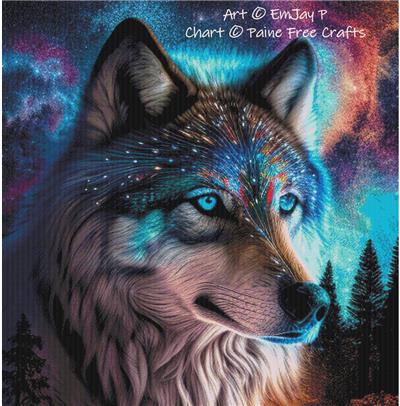 Cosmic Wolf by Paine Free Crafts