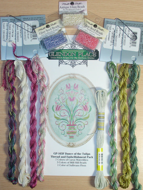 Dance of the Tulips Thread and Embellishment Pack