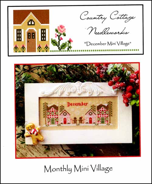 December Mini Village by Country Cottage Needleworks