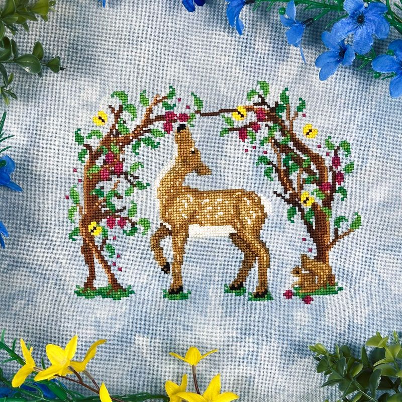 Deer in the Brambles - The Stitch Crypt - Preorder - BeStitchMe