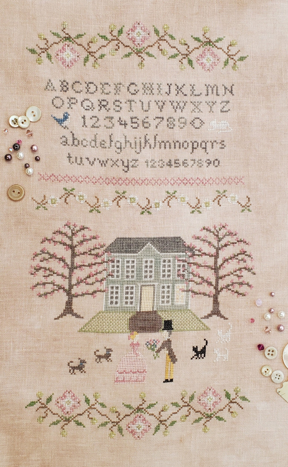 Dogwood Manor by Wildflower Stitching