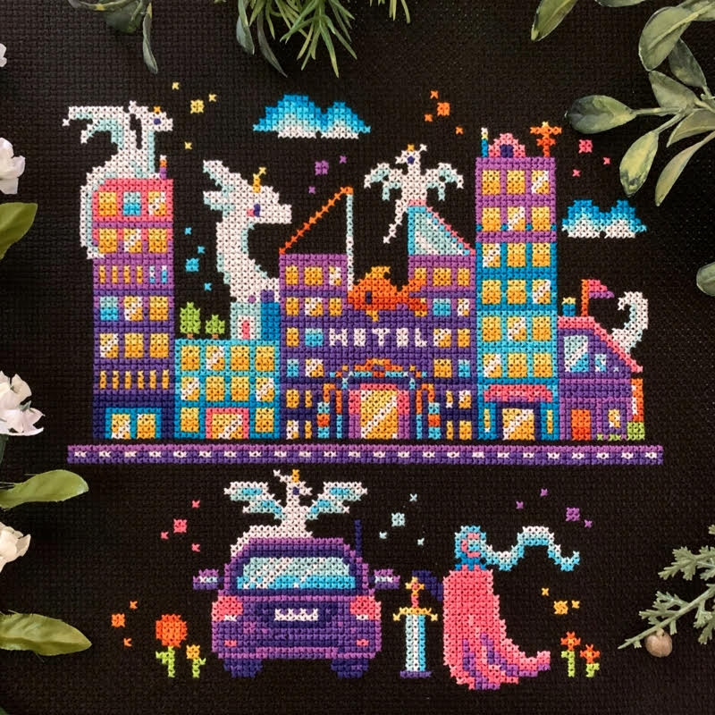Dragon City by Flossy Fox Shop
