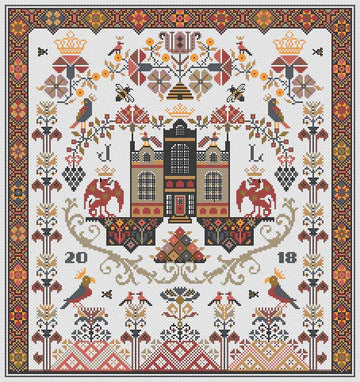 Dragon Hall by Long Dog Samplers