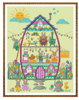 Easter Bunny House Complete Series by Tiny Modernist