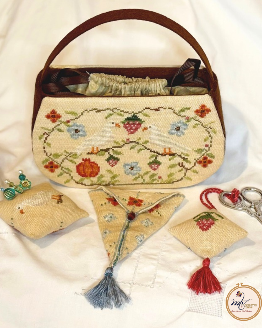 Eden Purse & Sewing Set - MTV Cross Stitch Designs - Preorder - BeStitchMe