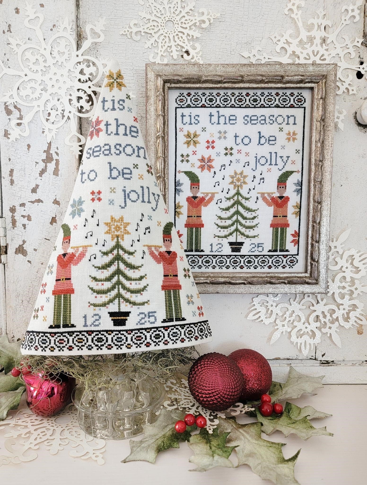 Eleventh Day of Christmas Sampler and Tree by Hello From Liz Matthews