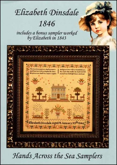 Elizabeth Dinsdale 1846 by Hands Across the Sea Samplers