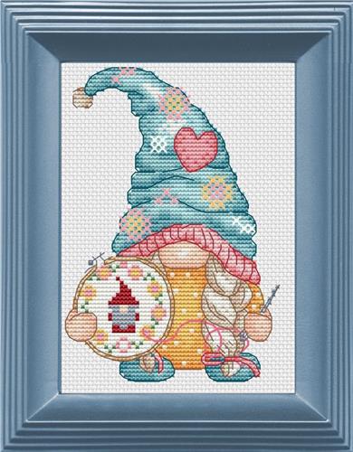 Emboirdery Gnome by Les Petites Croix