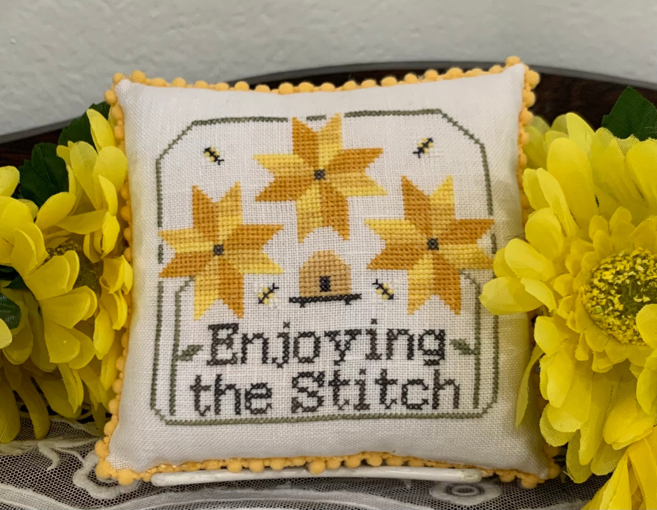 Enjoying the Stitch by Needle Bling Designs