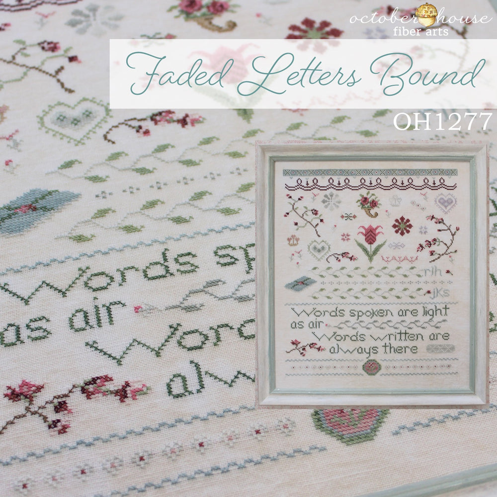 Faded Letters Bound by October House Fiber Arts