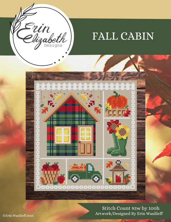 Fall Cabin by Erin Elizabeth