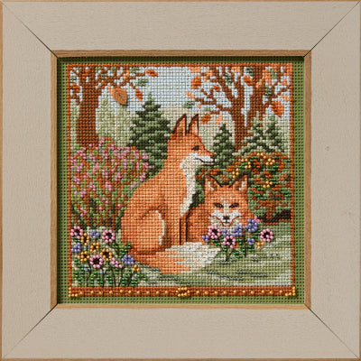 Fall Foxes by Mill Hill