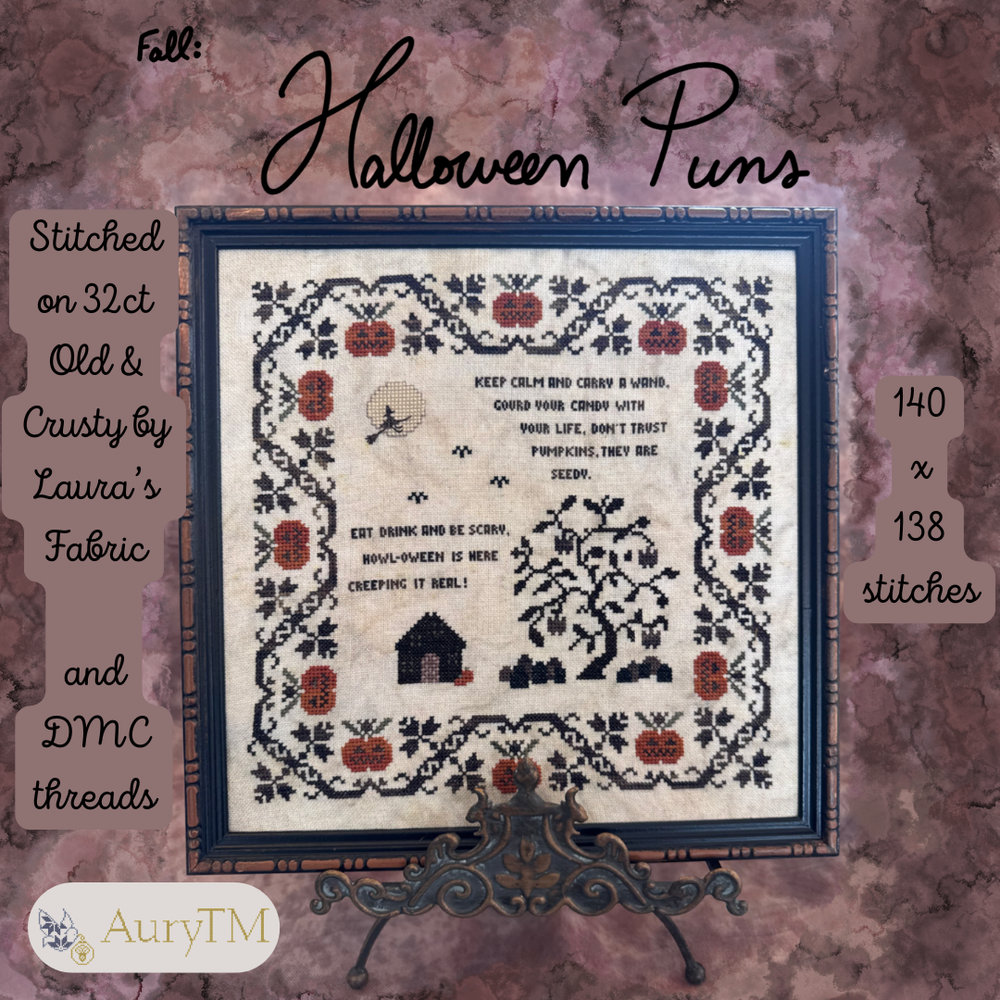Fall: Halloween Puns - AuryTM Designs - Preorder - BeStitchMe