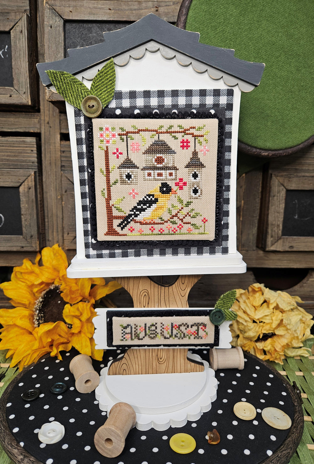 Feathered Friends: August by Quaint Rose NeedleArts