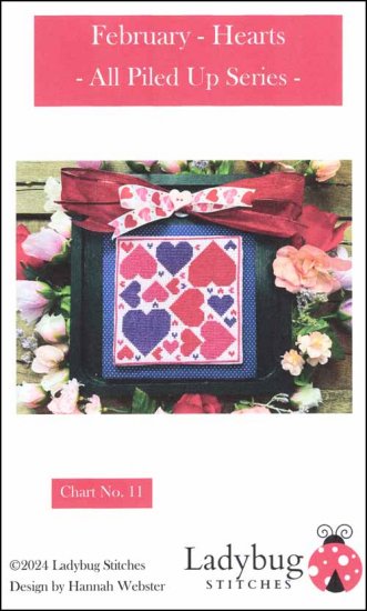 February Hearts by Ladybug Stitches