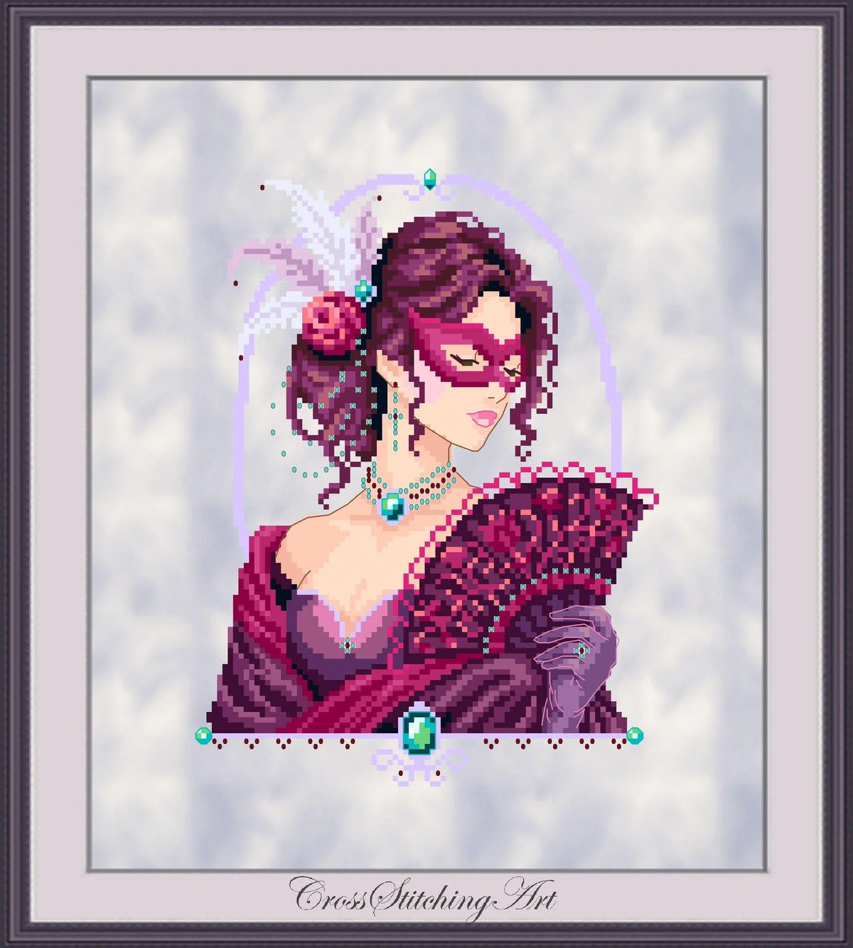 Fiora, the Venetian Rose by Cross Stitching Art