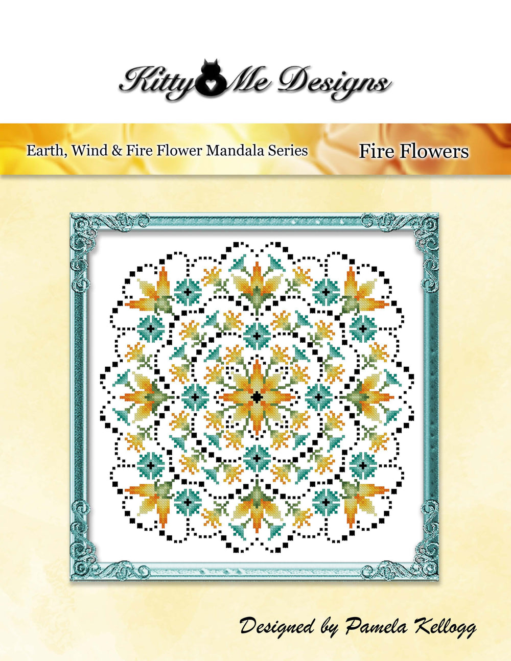 Fire Flowers by Kitty and Me Designs