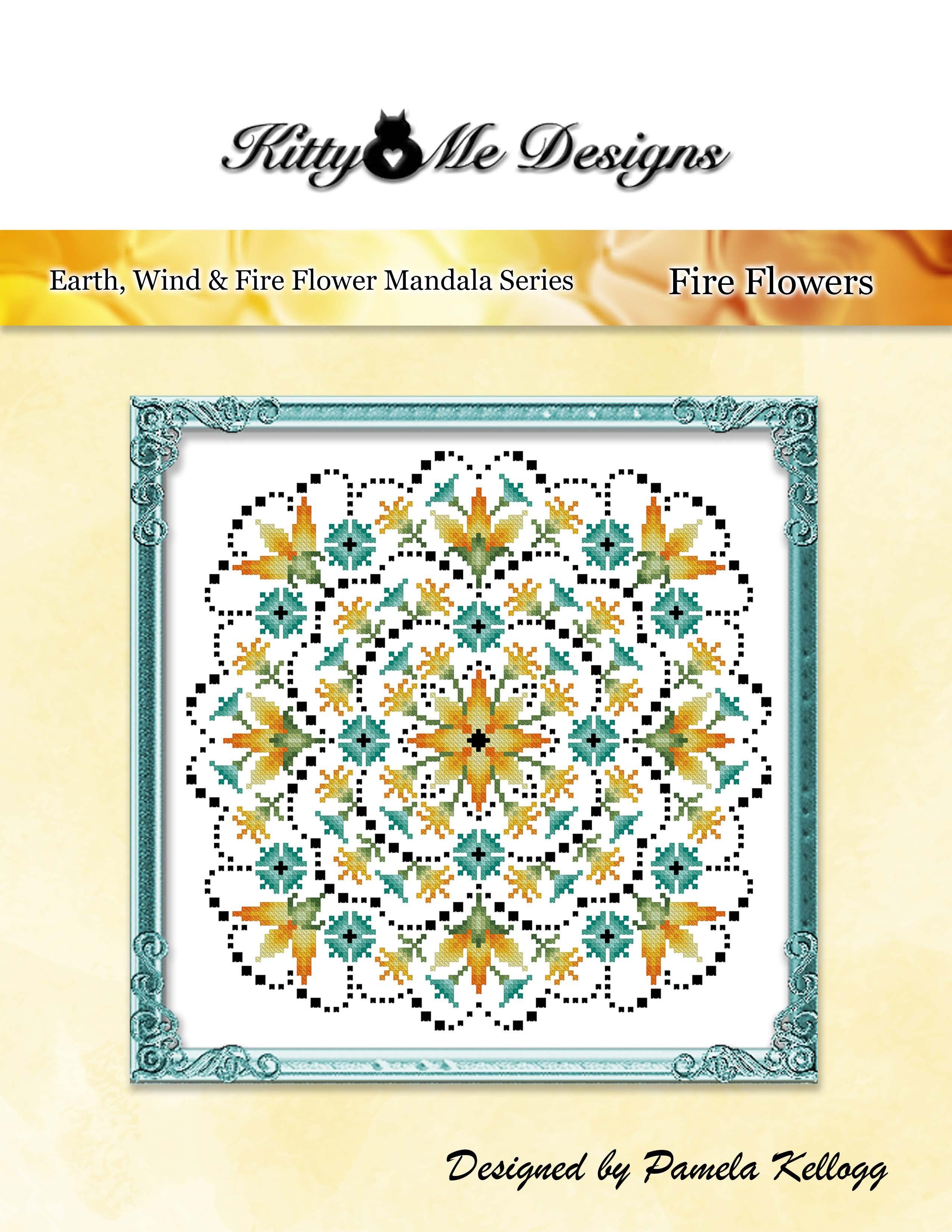 Fire Flowers by Kitty and Me Designs