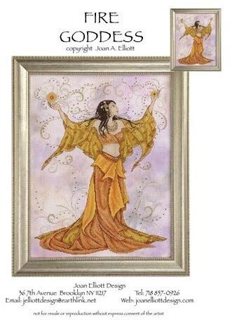 Fire Goddess by Joan Elliott Designs