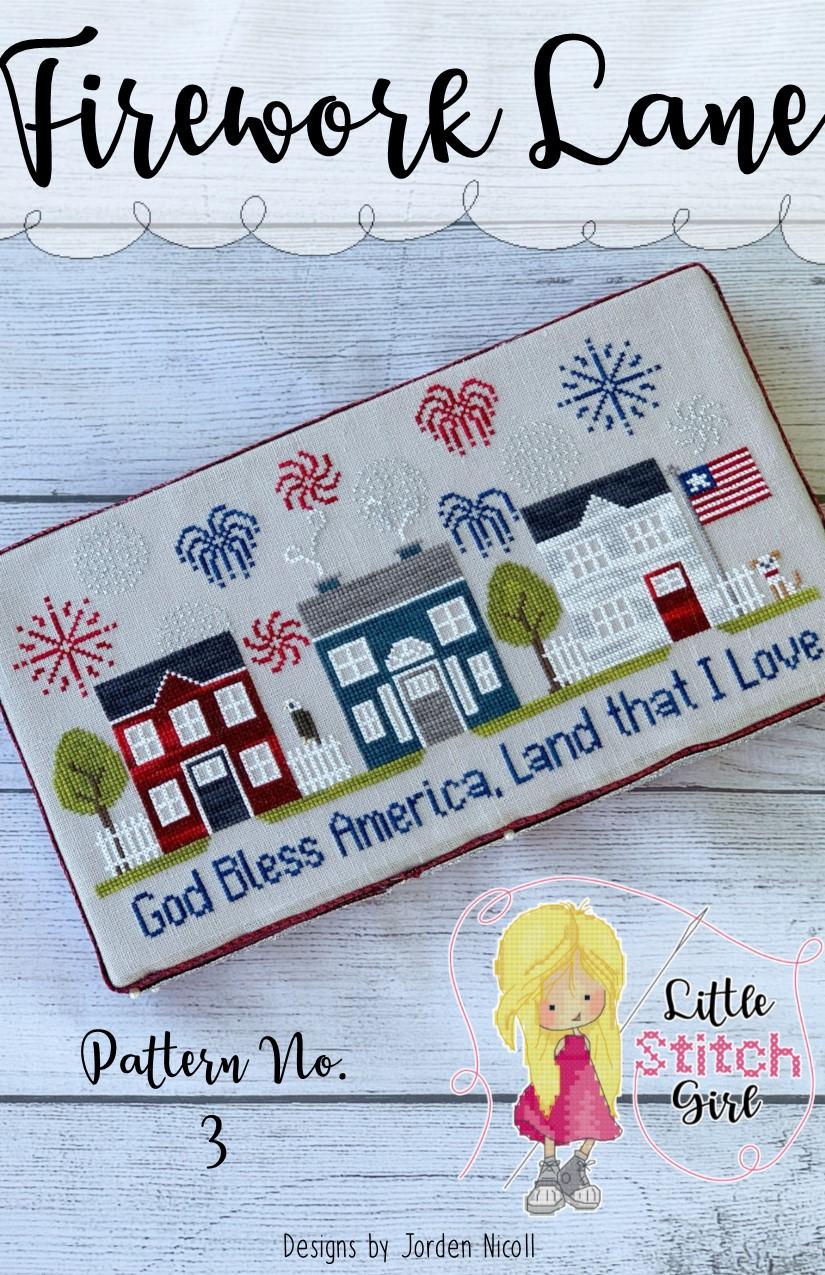 Firework Lane by Little Stitch Girl