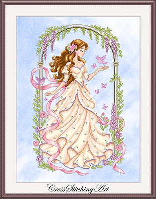 Florienne, the Fluttering Charm by Cross Stitching Art Designs