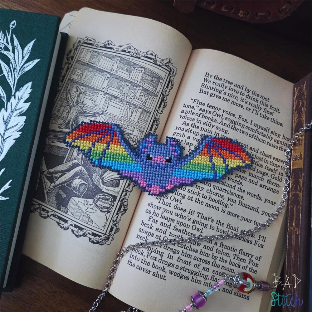 Fly Proud Bookmark by BAD Stitch