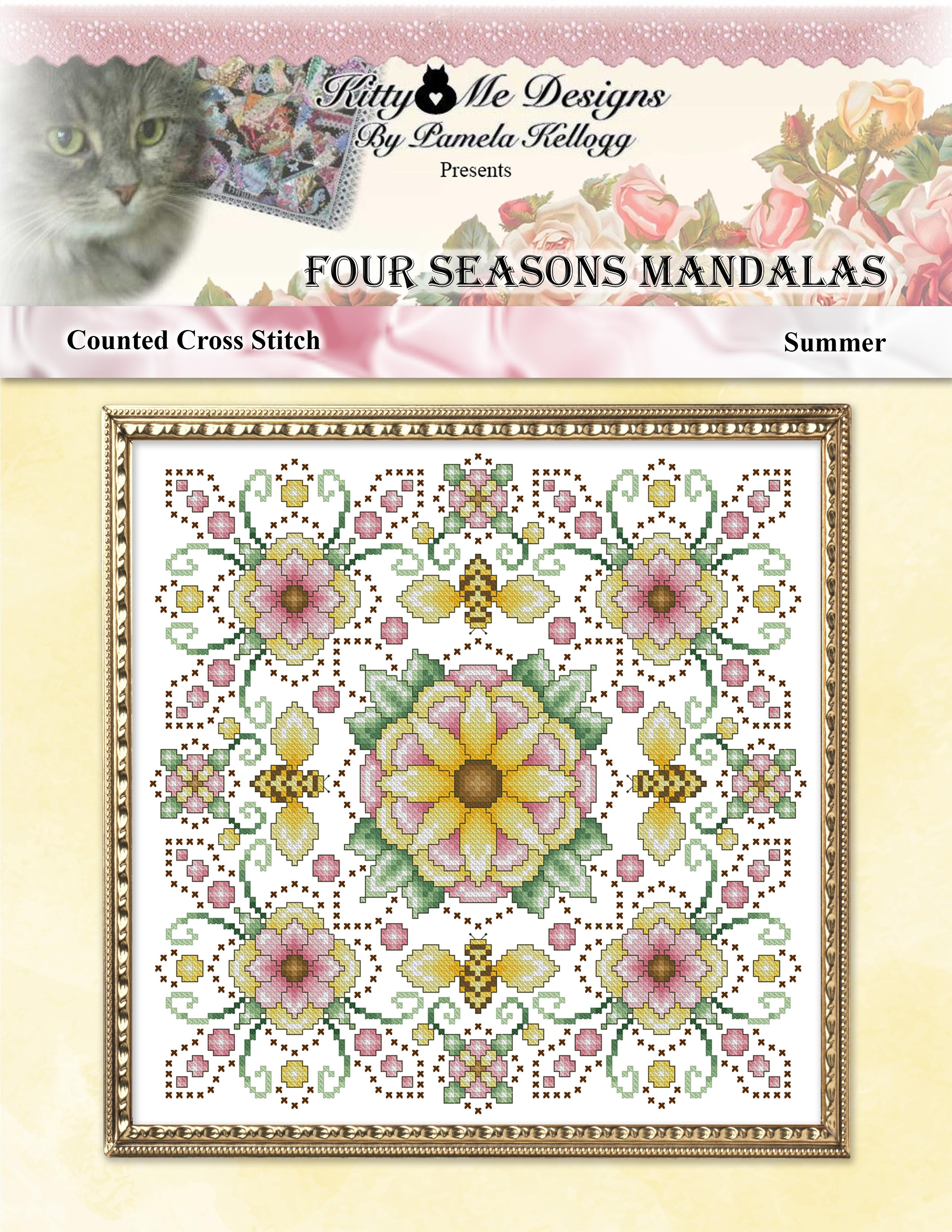 Four Seasons Mandalas: Summer by Kitty and Me Designs