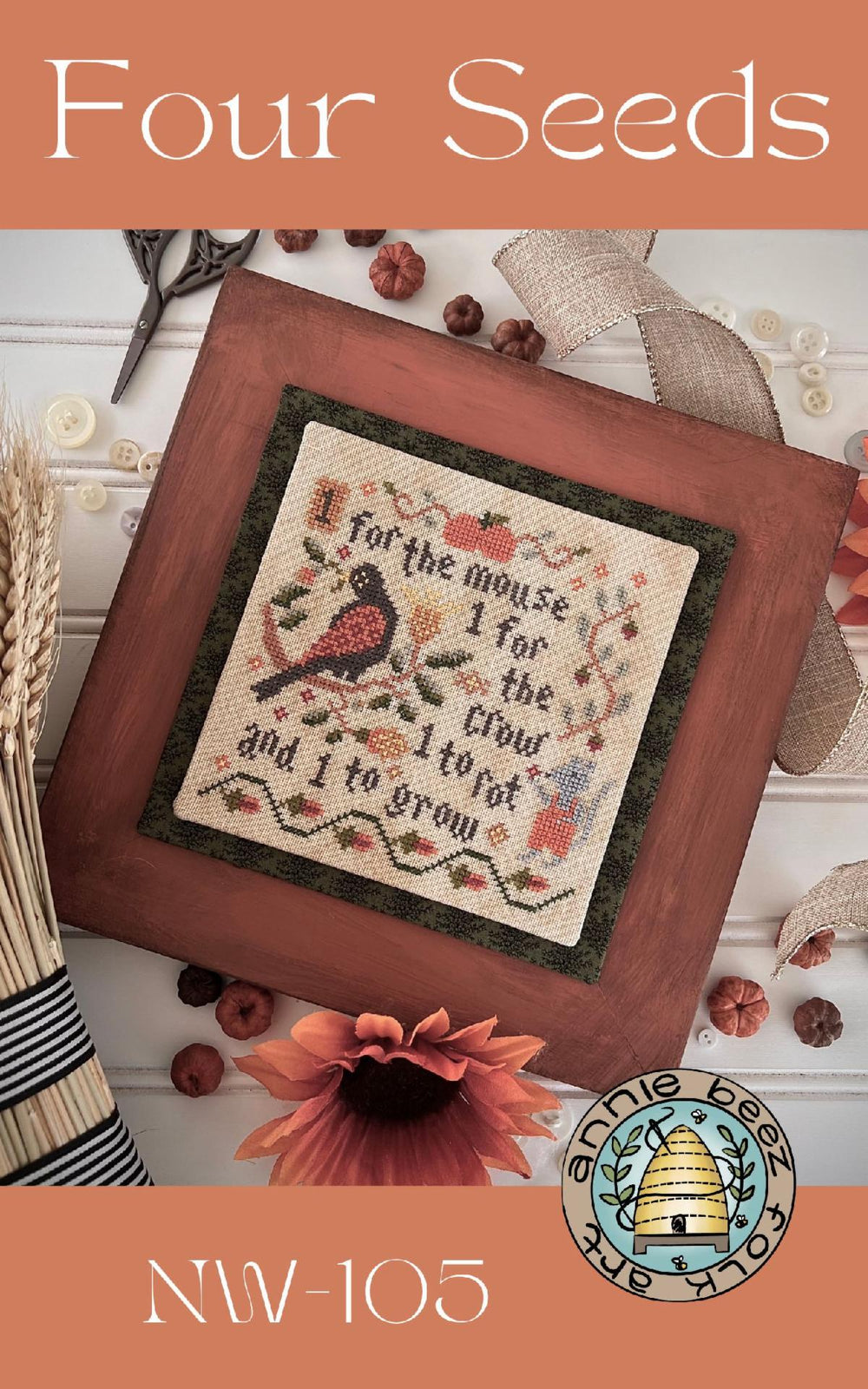Four Seeds by Annie Beez Folk Art