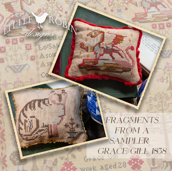 Fragments From a Sampler - Grace Gill 1838 by Little Robin Designs