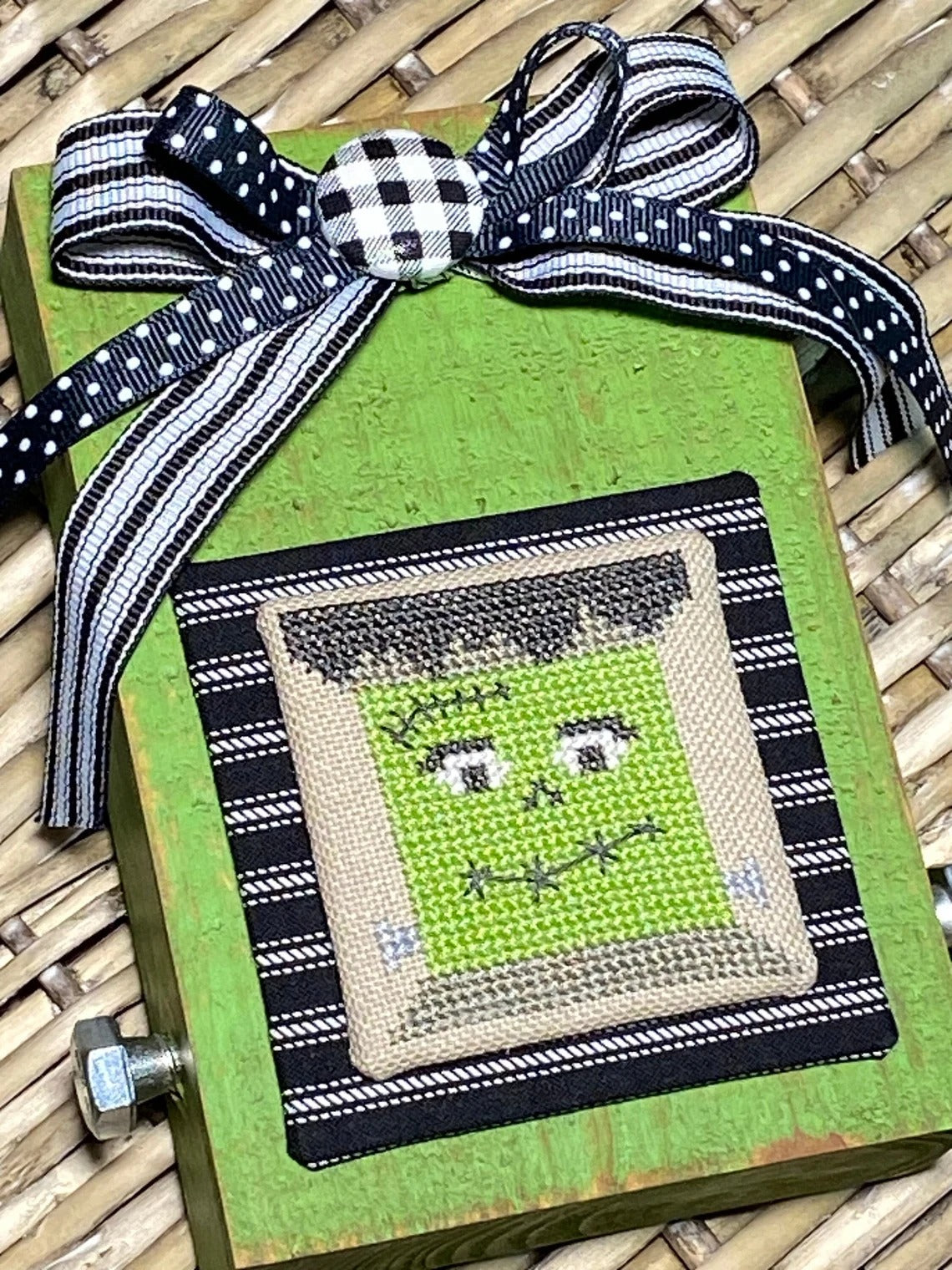 Frankenstein Spool by Crafty Bluebonnet Designs