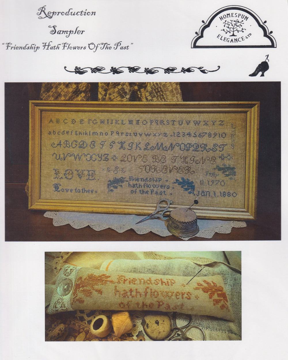 Friendship Hath Flowers of the Past by Homespun Elegance