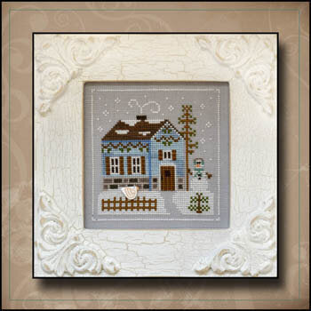 Frosty Forest- Snowgirl's Cottage by Country Cottage Needleworks