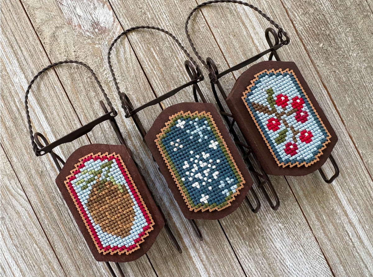 Frosty Winter Sleds by Petal Pusher - Preorder