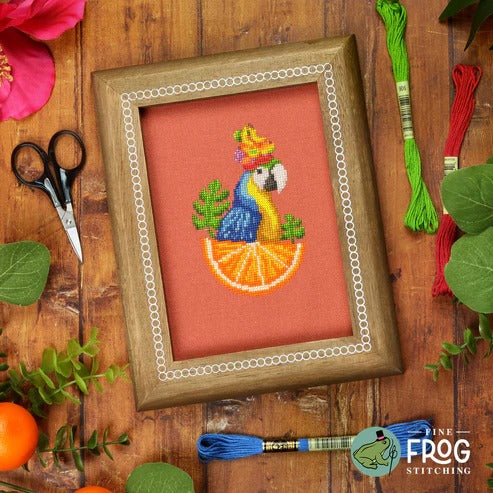 Fruit Hat Senorita by Fine Frog Stitching