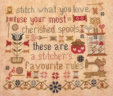 A Stitcher's Rules - Pansy Patch - Preorder - BeStitchMe