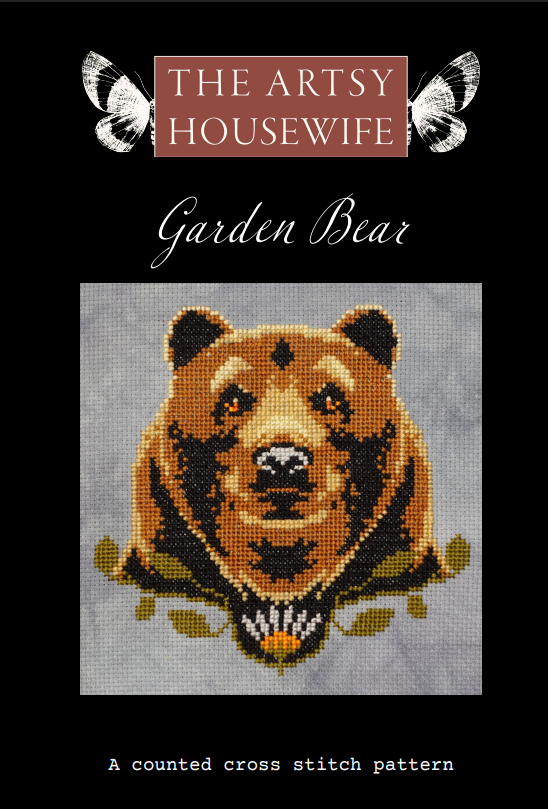 Garden Bear - The Artsy Housewife - Preorder - BeStitchMe