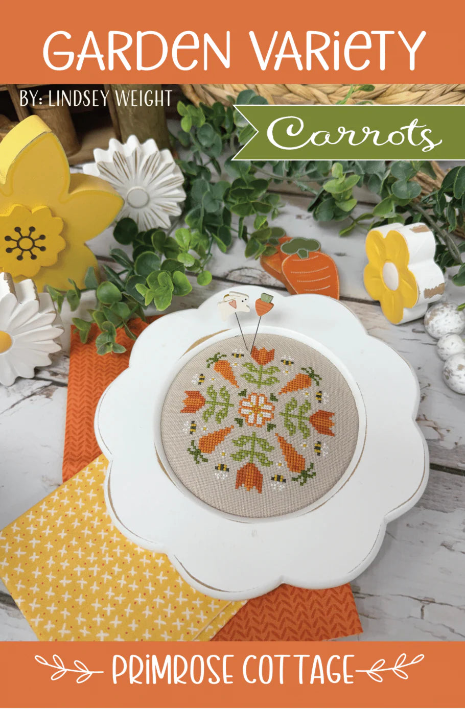 Garden Variety: Carrots by Primrose Cottage Stitches
