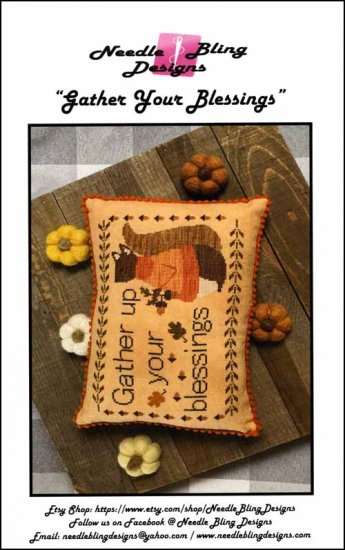 Gather Your Blessings by Needle Bling Designs