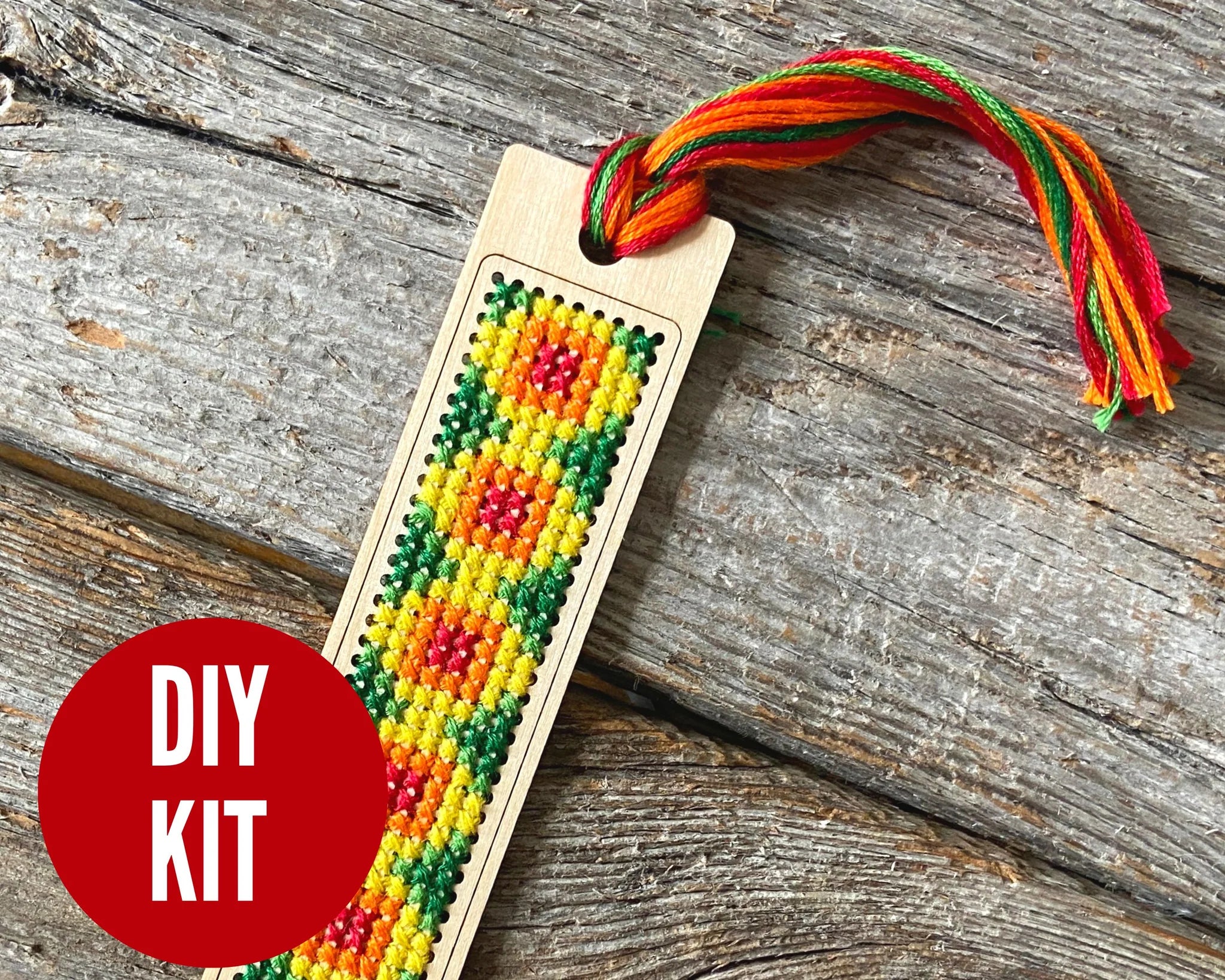 Geometric Bookmark Kit by Canadian Stitchery